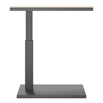 Talana bijzettafel in zwart aluminium met sintered stone crema minerale -