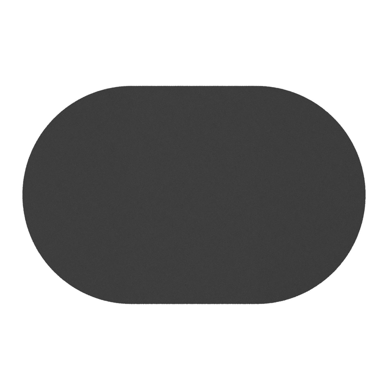 Teramo kantelbare tuintafel bombo in wit aluminium en volkeramiek Nero Black - L 110 x B 70 x H 74 cm