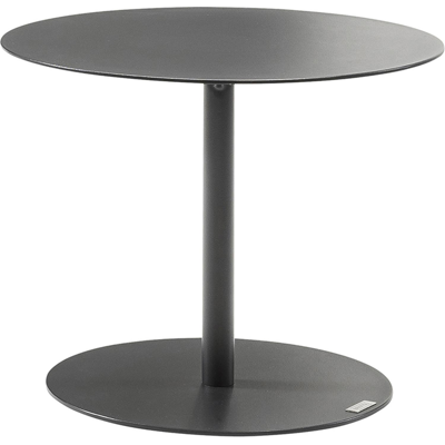 Milo bijzettafel in zwart aluminium - Dia. 44 x H 34 cm