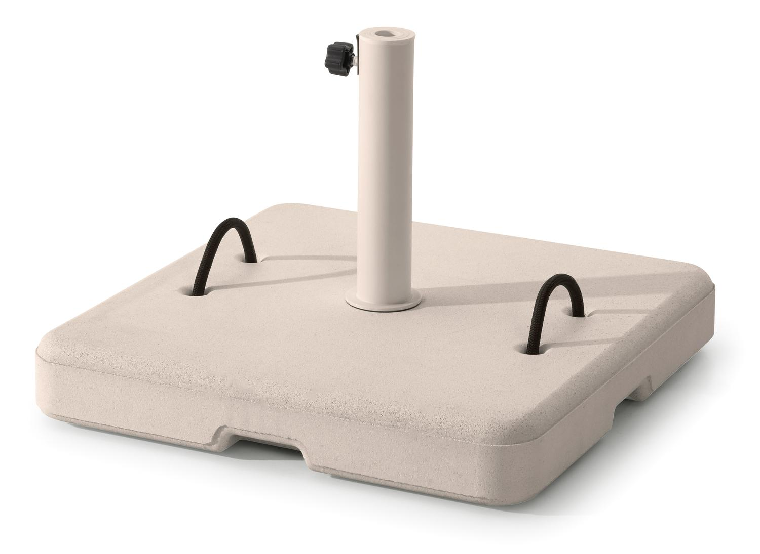 Intenso parasolvoet in beige beton 60 kg