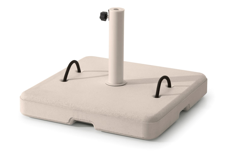 Intenso parasolvoet in beige beton 60 kg