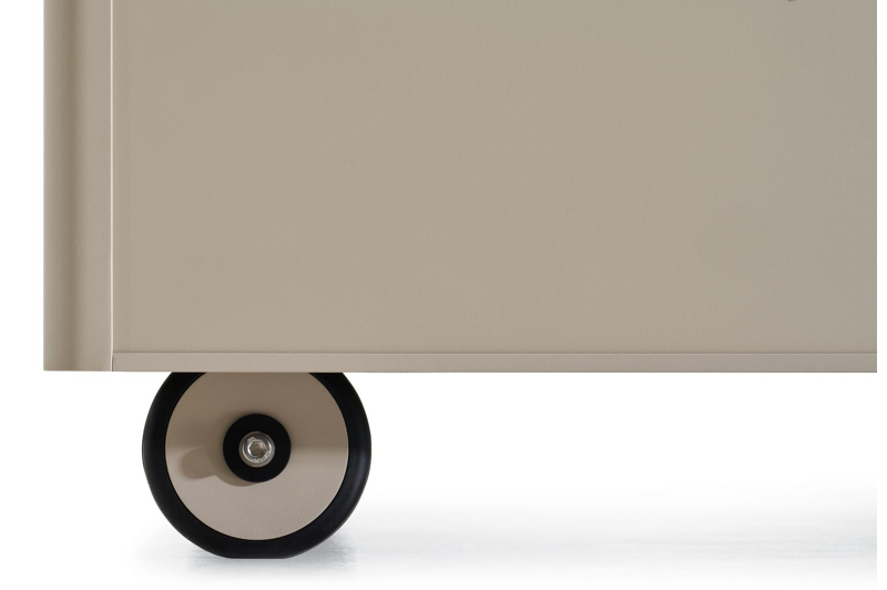 Kussenbox aluminium beige B 164 x D 84 x H 99 cm