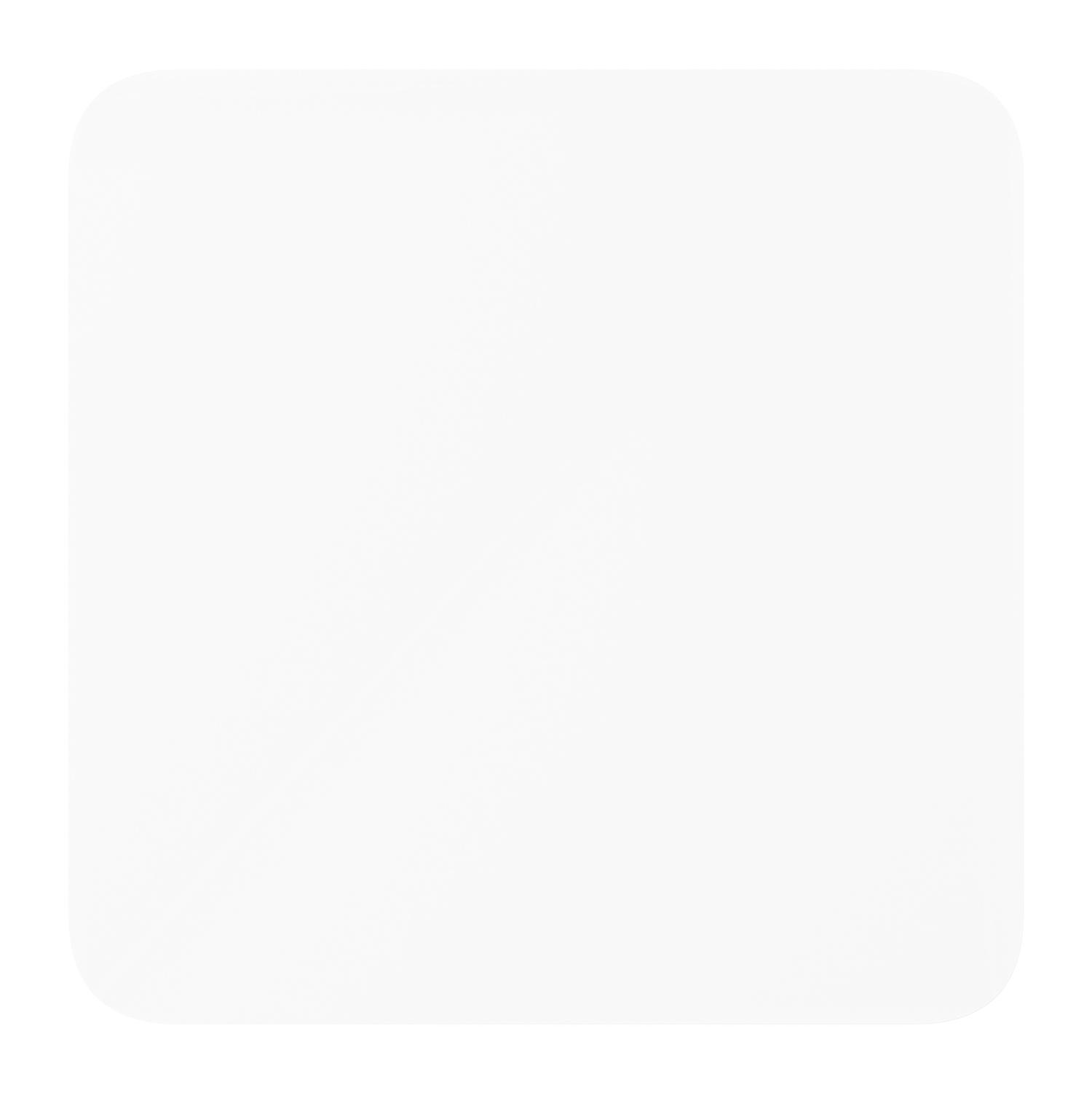 Fano kantelbare tuintafel afgerond vierkant in wit aluminium - L 80 x B 80 x H 73 cm