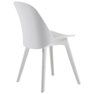 Bena stoel wit-wit - kunststof en kunststof