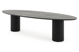 Ovaal - L 320 x B 130 x H 73.5 cm