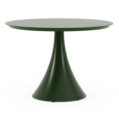 Fano tuintafel in groen aluminium - Dia. 110 x H 75 cm