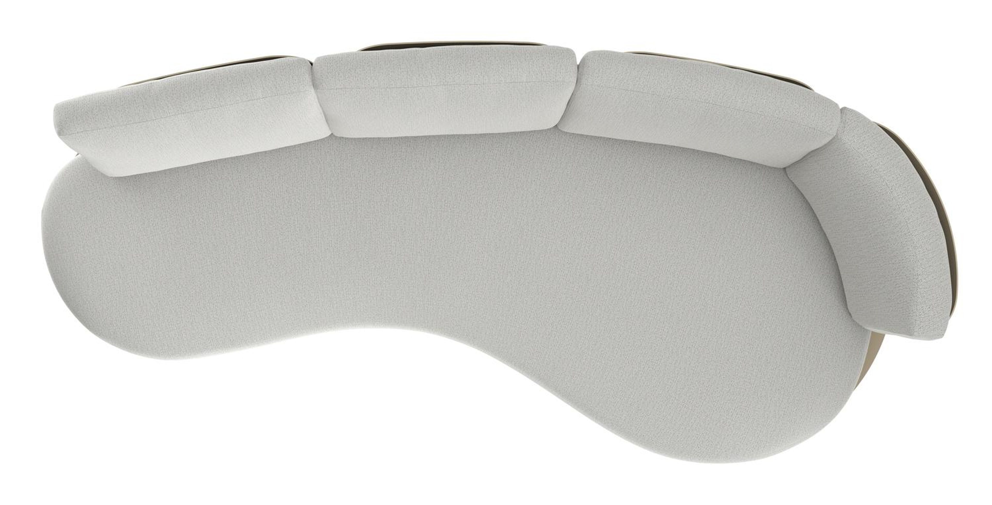 Donato loungebank in beige aluminium met savane nimbus all weather sunbrella® luxe kussen
