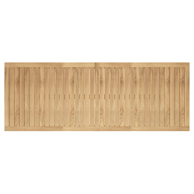 Livo tuintafel rechthoekig in beige aluminium en teak - L 270 x B 100 x H 73.5 cm