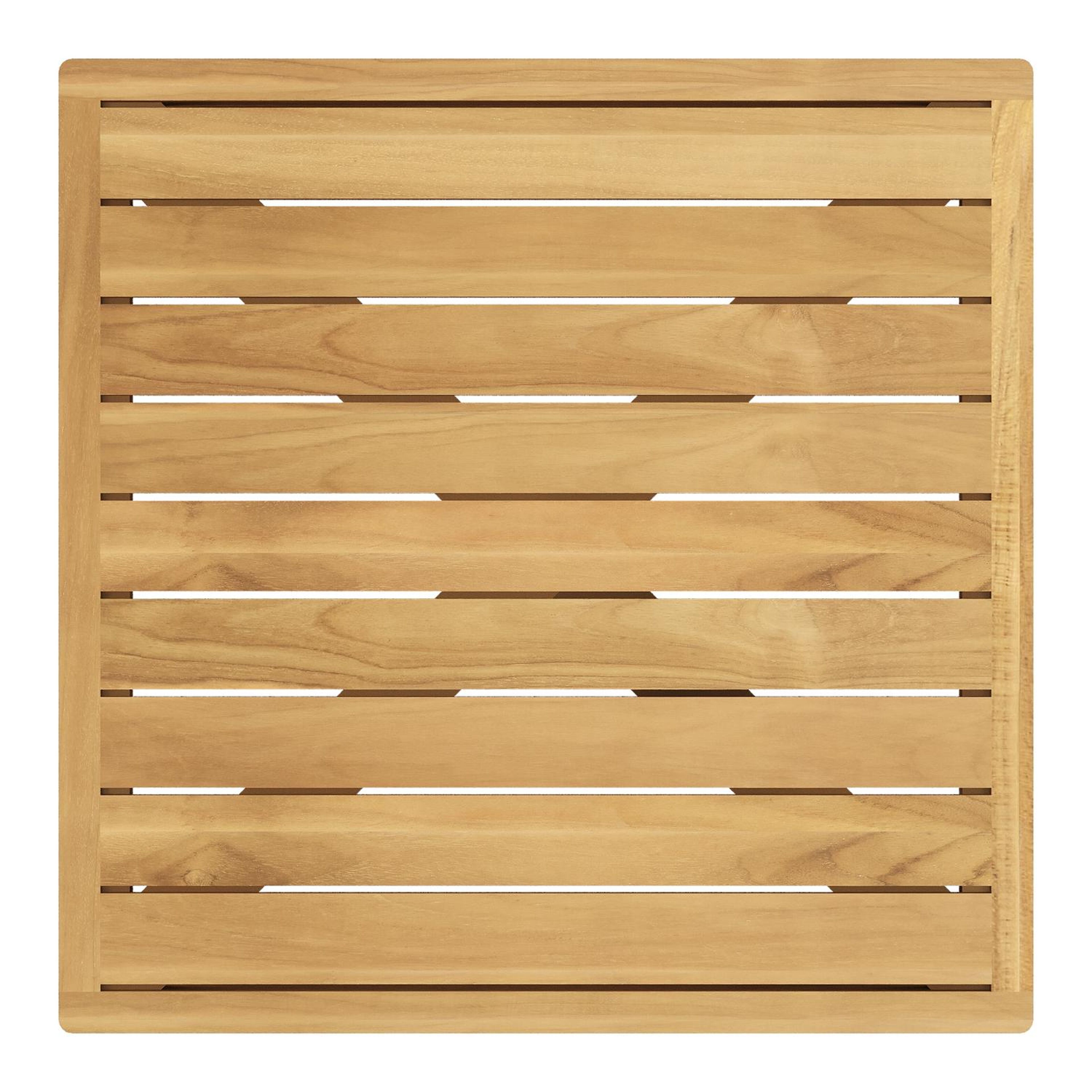 Table de basse Escala en teak - Lg. 70 x Lrg. 70 x Haut. 25 cm