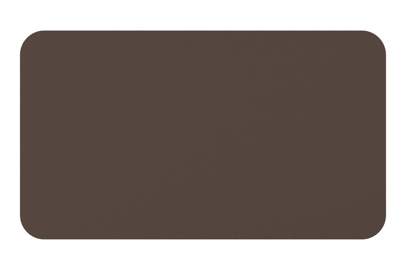 Orso tuintafel rechthoekig afgerond in donkerbruin aluminium - L 140 x B 80 x H 75 cm