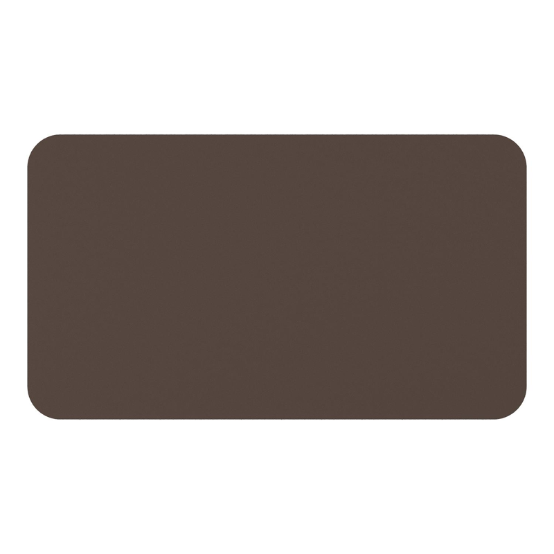 Orso tuintafel rechthoekig afgerond in donkerbruin aluminium - L 140 x B 80 x H 75 cm