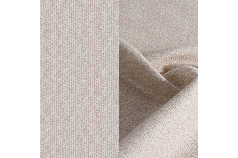 Salon de jardin d'angle Bomero en aluminium noir et coussins en all weather sunbrella® luxe wander gobi