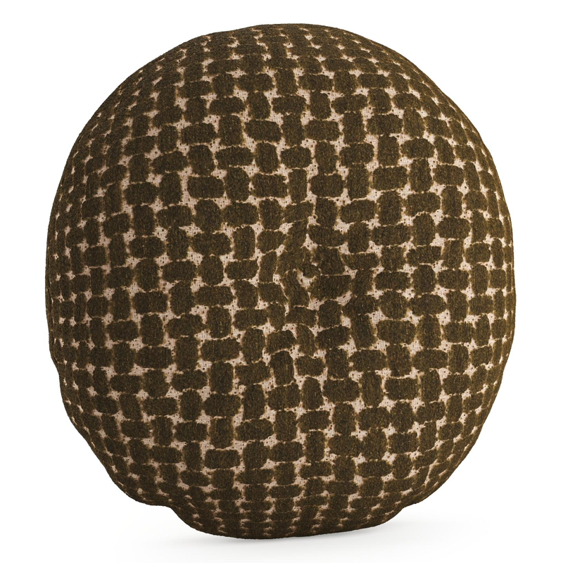 Rond sierkussen in all weather cosytica pebble leaf