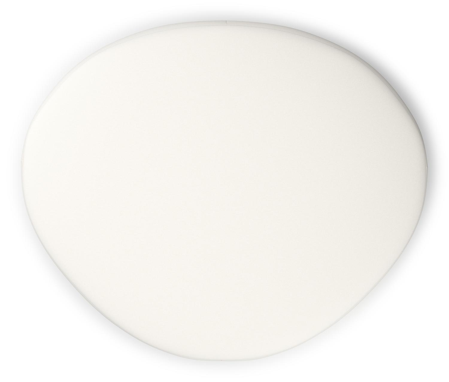 Amico poef in Natte White All Weather Sunbrella® Luxe