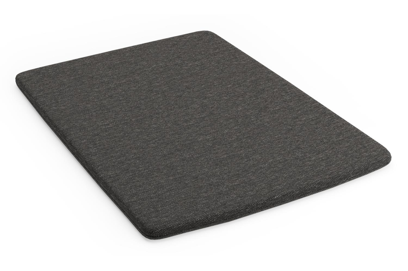 Melo stoelkussen in zwart Weather+ Softtouch