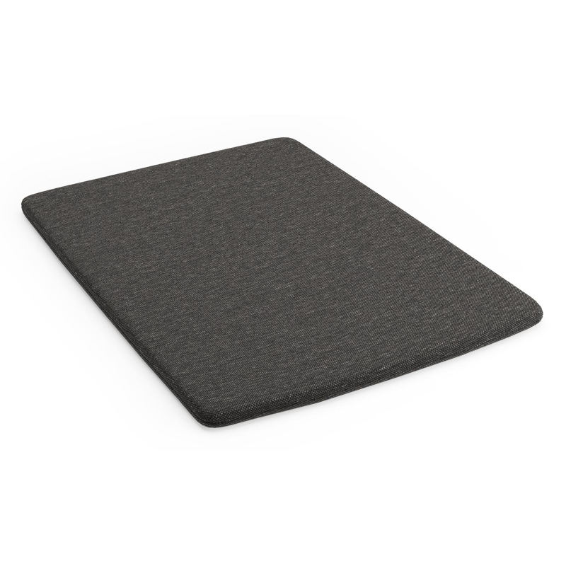 Melo stoelkussen in zwart Weather+ Softtouch