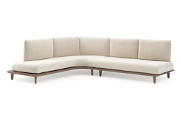 Chaise longue rechts + 2-zit