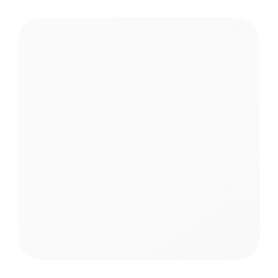 Fano kantelbare tuintafel afgerond vierkant in zwart aluminium en volkeramiek Arctic White - L 80 x B 80 x H 72.5 cm