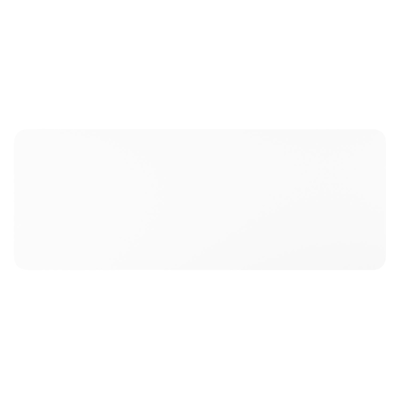 Orso tuintafel rechthoekig afgerond in wit aluminium en volkeramiek arctic white - L 290 x B 110 x H 73.5 cm