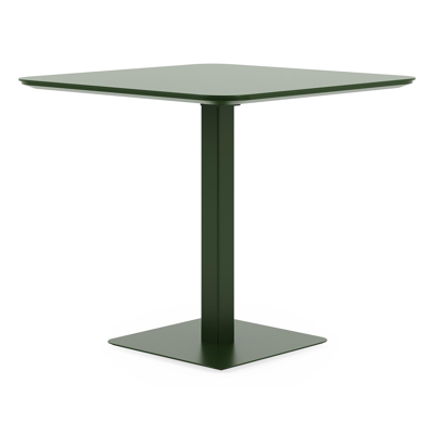 Fano kantelbare tuintafel in groen aluminium - L 80 x B 80 x H 73 cm