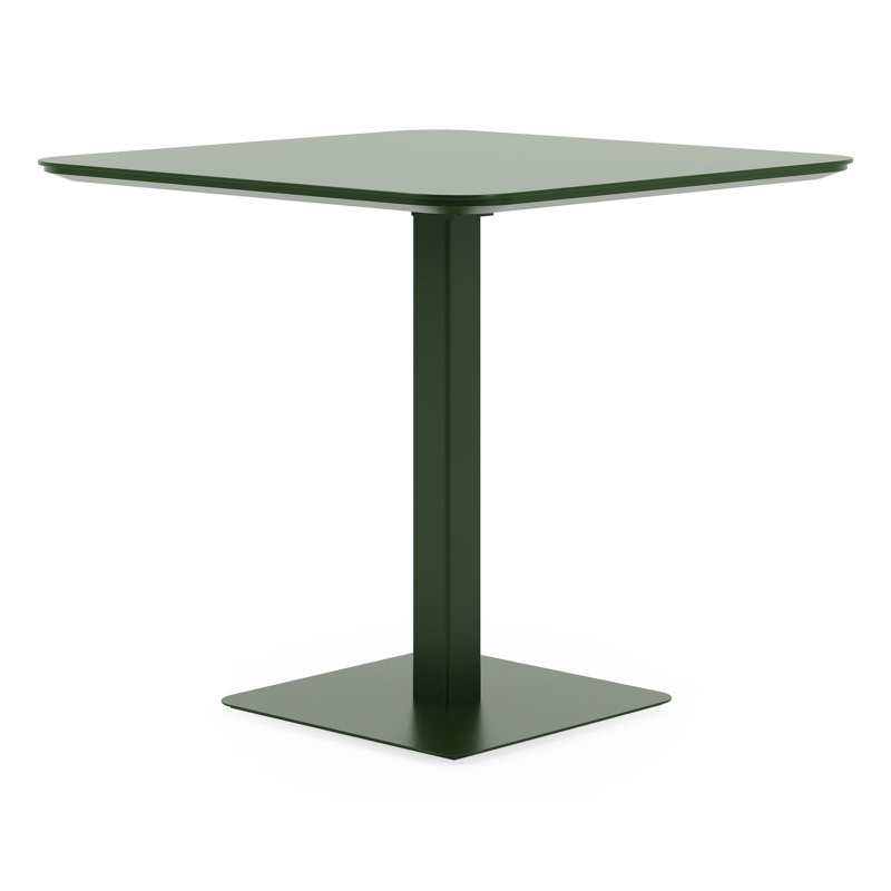Fano kantelbare tuintafel in groen aluminium - L 80 x B 80 x H 73 cm