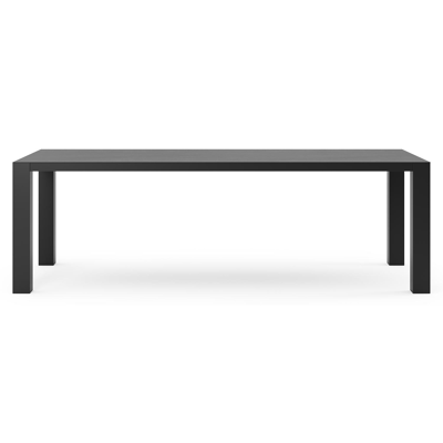 Table de jardin Nano en aluminium noir et céramique pleine basalt black - Lg 240 x Larg. 100 x H 75 cm