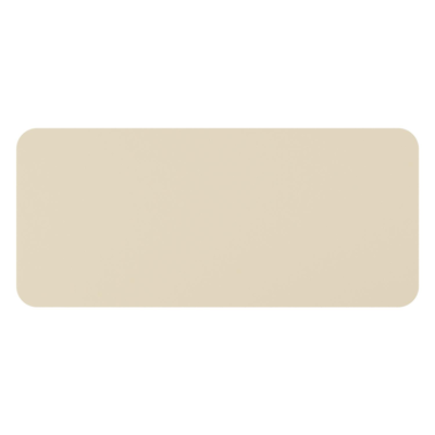 Orso tuintafel rechthoekig afgerond in beige aluminium - L 200 x B 80 x H 74.5 cm