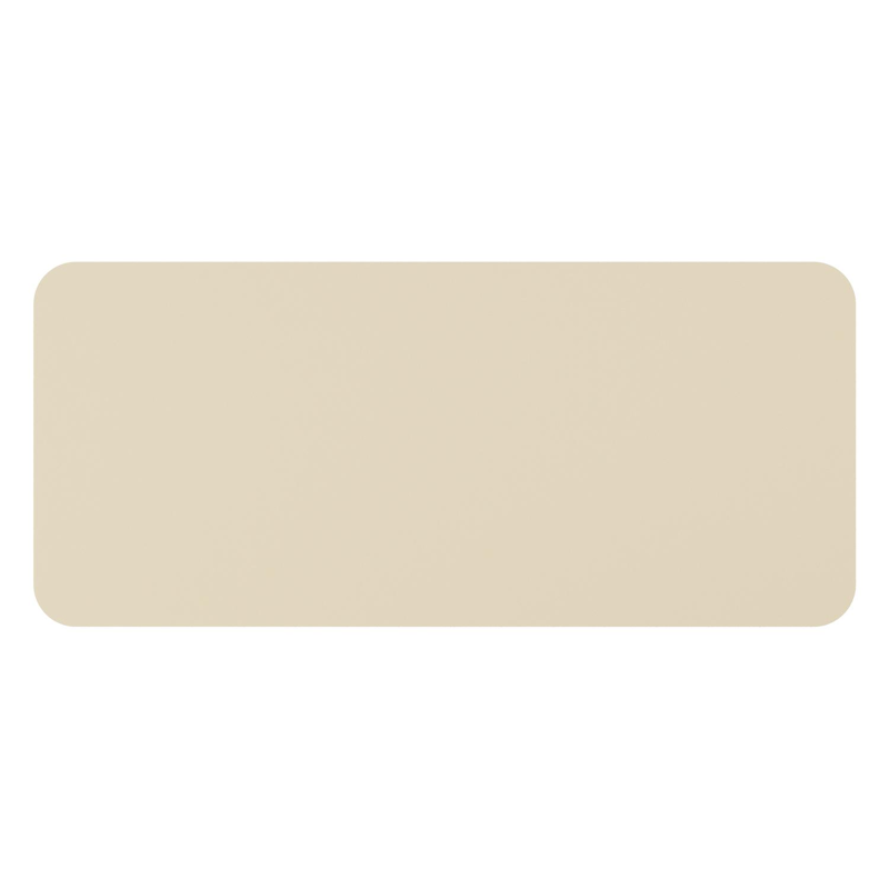 Orso tuintafel rechthoekig afgerond in beige aluminium - L 200 x B 80 x H 74.5 cm