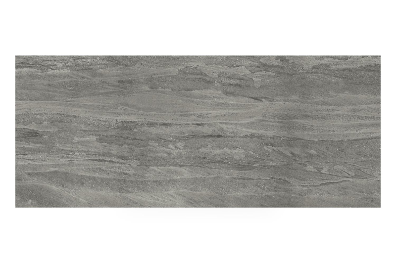 Table de jardin Cesano en aluminium blanc et céramique pleine aspen grey - Lg 240 x Larg. 100 x H 75 cm