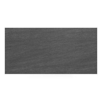 Nano tuintafel rechthoekig in wit aluminium en volkeramiek Basalt Black - L 200 x B 100 x H 75 cm