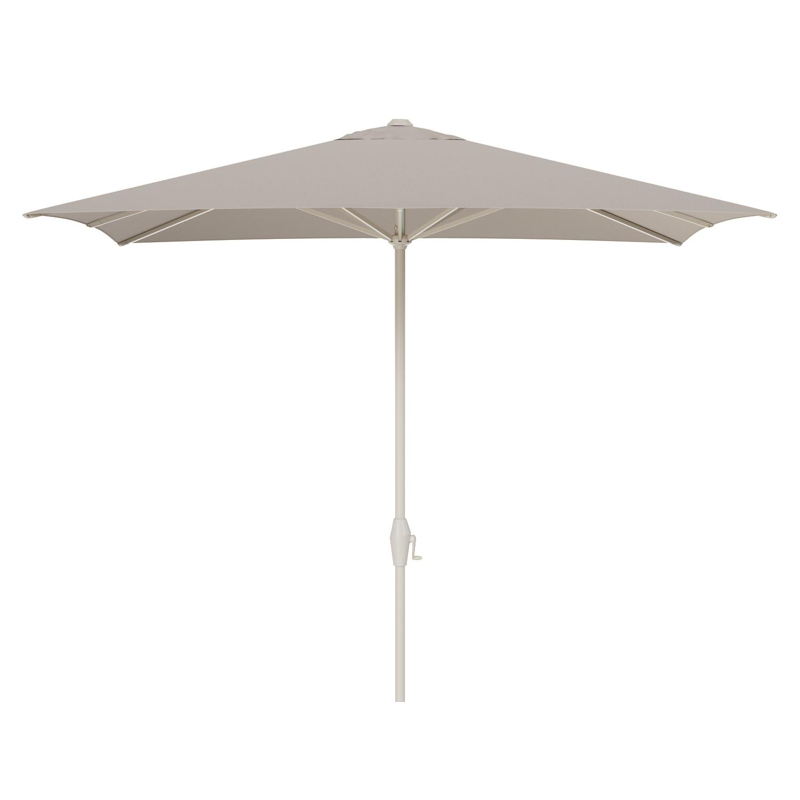 Viola staanparasol in beige aluminium met beige Weather+ Softtouch parasoldoek - L 1 300 x L2 300 cm (zonder voet)