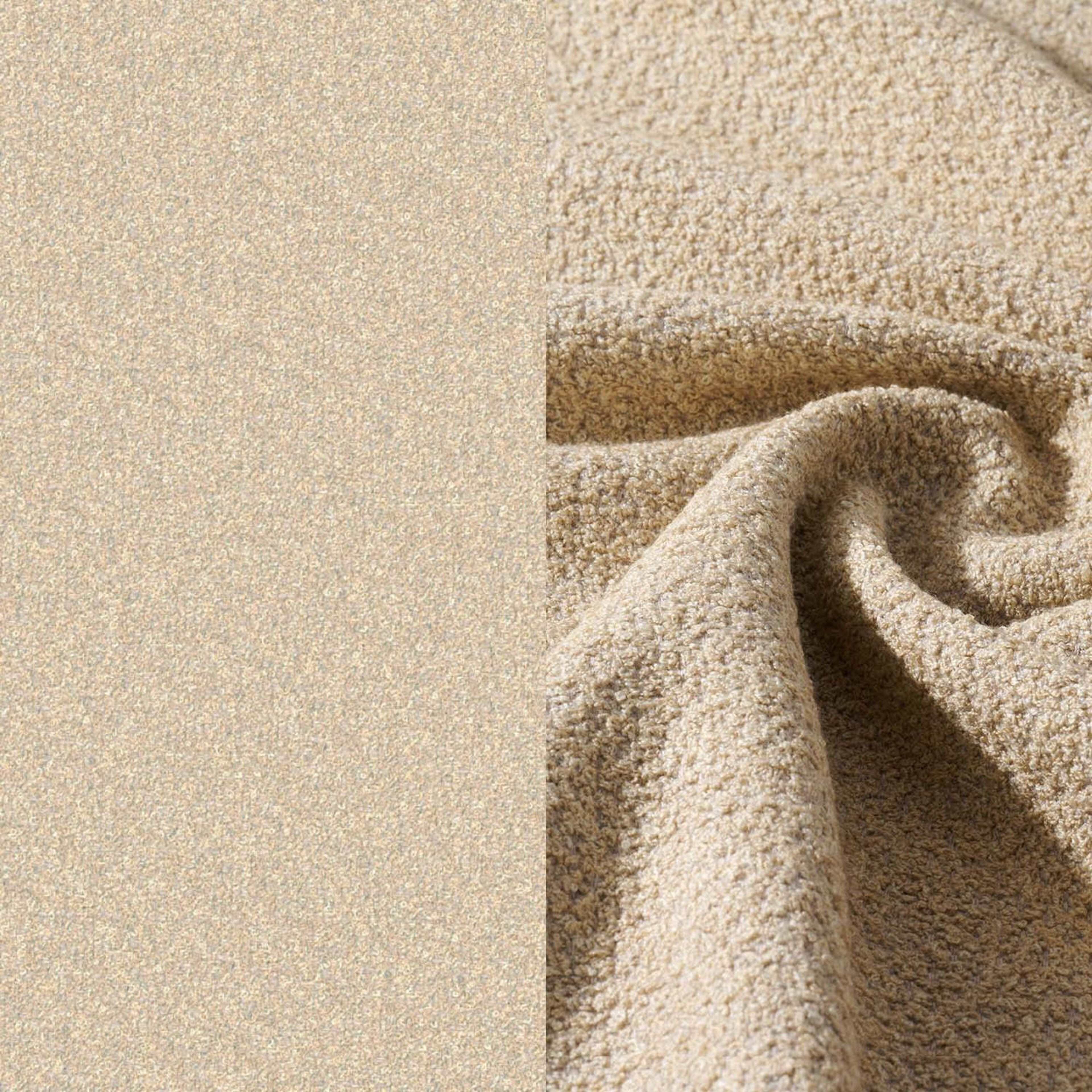 Salon de jardin d'angle Bomero en aluminium beige et coussins en all weather solica soul papyrus