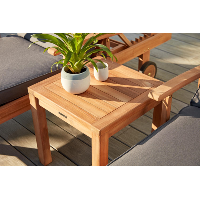 Brest bijzettafel in teak - L 45 x B 45 x H 45 cm