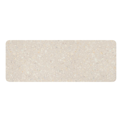 Urbino tuintafel rechthoekig afgerond in wit aluminium en volkeramiek retrostone - L 290 x B 110 x H 74 cm