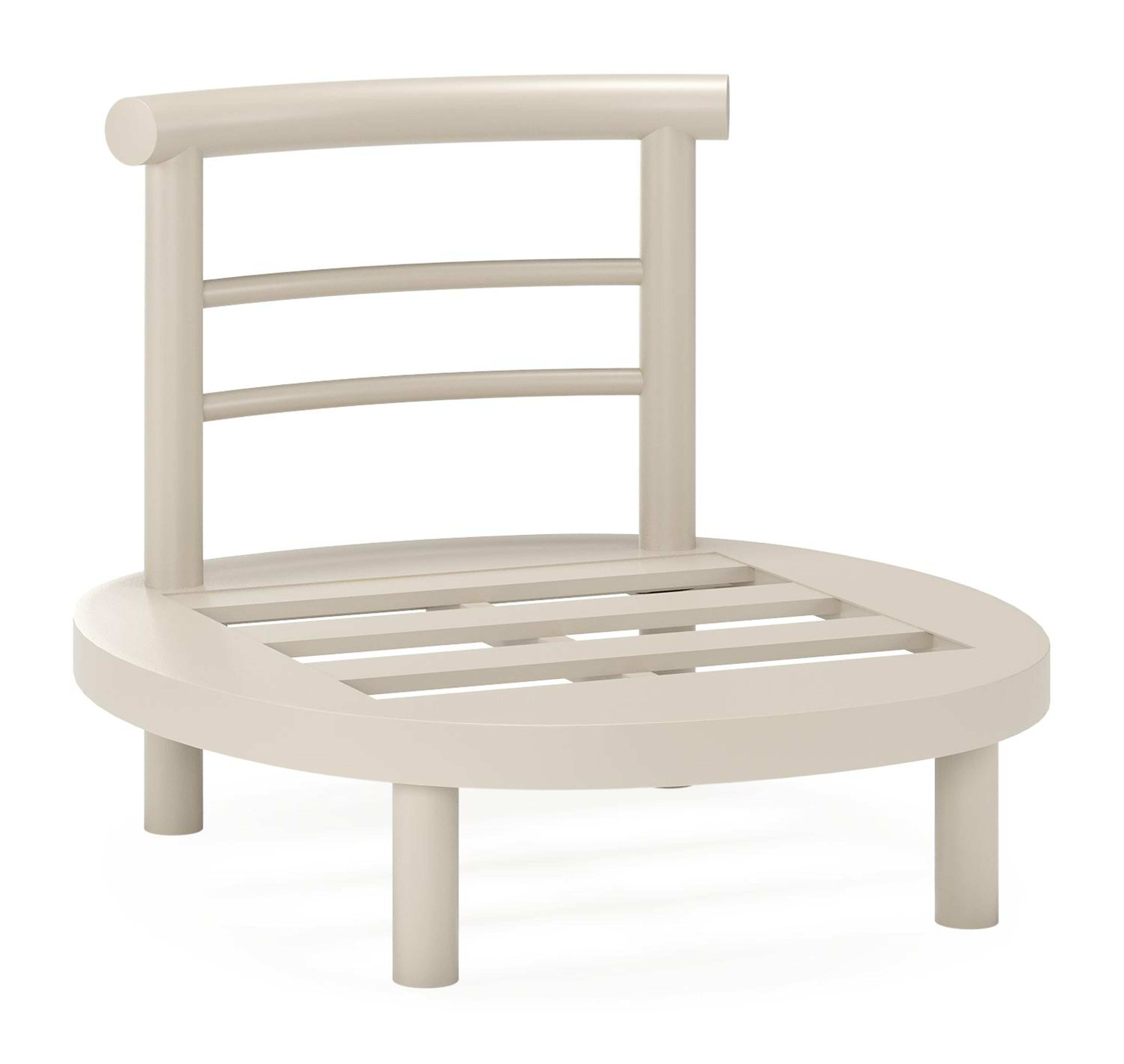 Lindo loungestoel in beige aluminium met rustic weather+ softtouch kussens