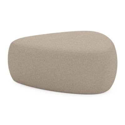 Pouf Masso en althea camel All weather Cosytica - Lrg. 90 x Prof. 90 x Haut. 35 cm