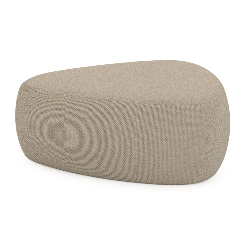 Pouf Masso en althea camel All weather Cosytica - Lrg. 90 x Prof. 90 x Haut. 35 cm