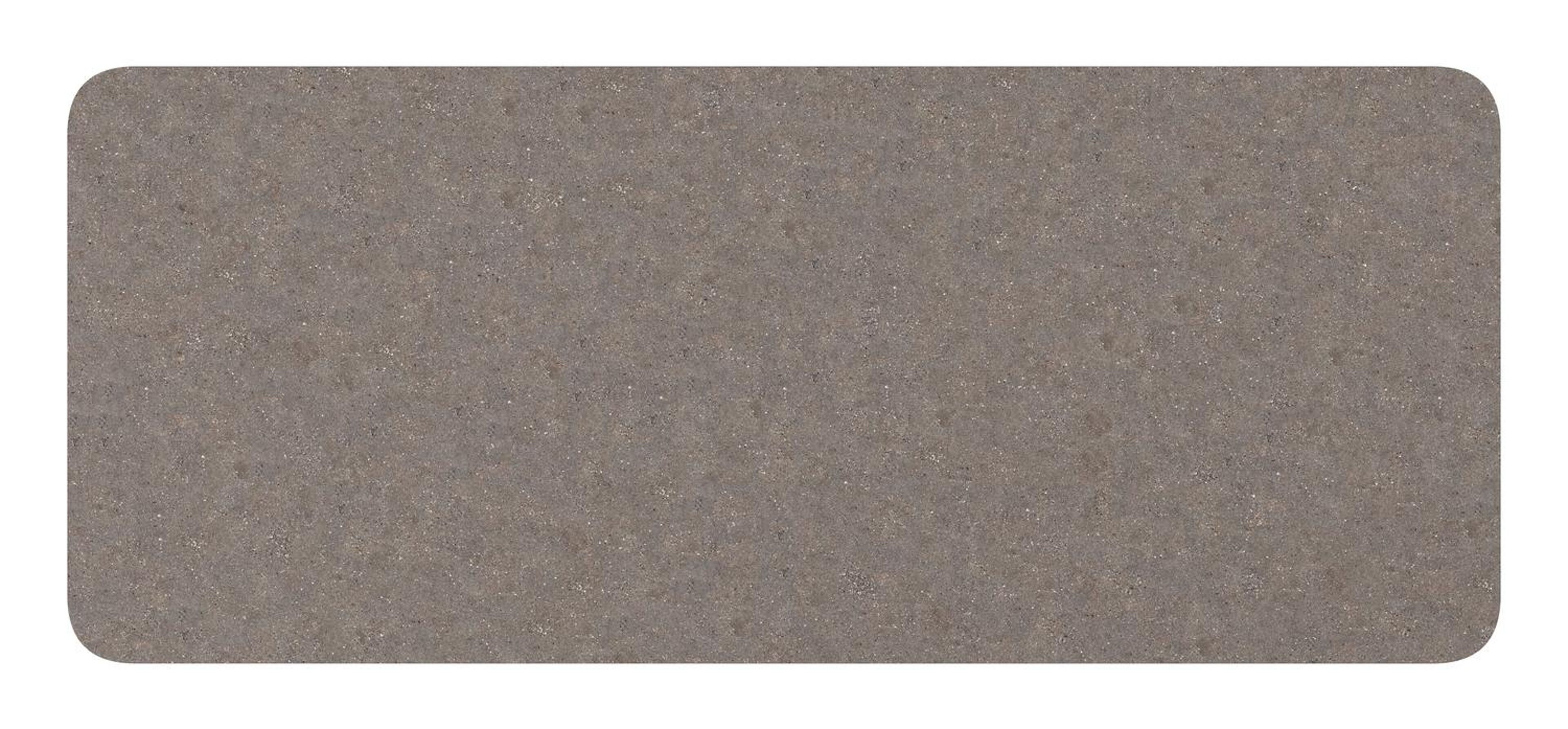 Orso tuintafel rechthoekig afgerond in zwart aluminium en volkeramiek wulong - L 240 x B 100 x H 73.5 cm