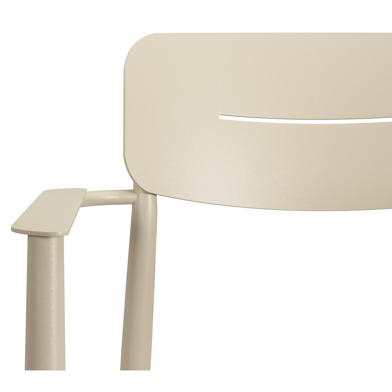 Cosa tuinstoel in beige aluminium