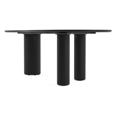 Amico tuintafel organisch in zwart aluminium en volkeramiek Taj Mahal - L 240 x B 110 x H 73.5 cm