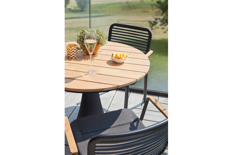 Fano stoelkussen in all weather sunbrella® luxe natte sooty