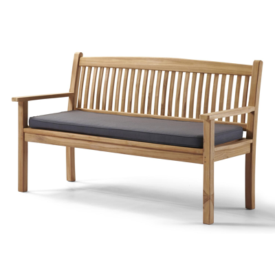 Cloe tuinbank in teak voor 3 personen - B 150 x D 63 x H 90 cm