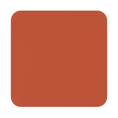 Orso tuintafel afgerond vierkant in roestbruin aluminium - L 90 x B 90 x H 75 cm