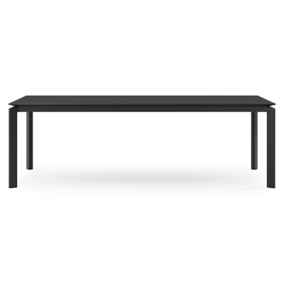 Cirello tuintafel in zwart aluminium en volkeramiek nero black - L 240 x B 100 x H 75 cm