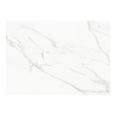 Table d'appoint Cirello Pop-up en aluminium noir et céramique pleine Calacatta - Lg. 70 x Lrg. 50 x Haut. 44 cm