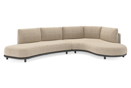 Chaise longue gauche+ 2 places organique