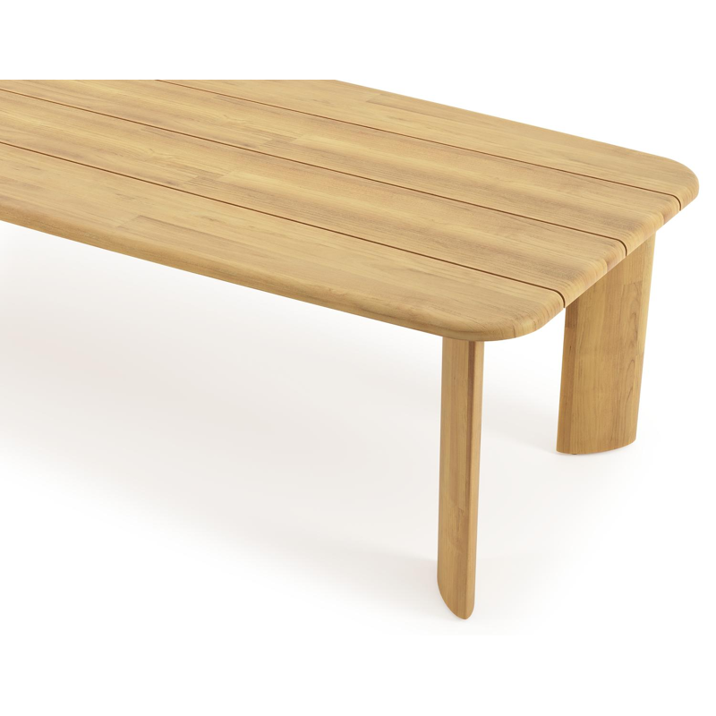 Gardo tuintafel bootvorm in teak - L 315 x B 115 x H 75 cm