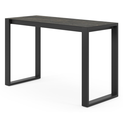 Table de jardin Verato en aluminium noir et céramique pleine black obsession - Lg 170 x Larg. 70 x H 106 cm