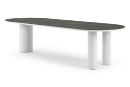 Ovaal - L 300 x B 110 x H 74 cm