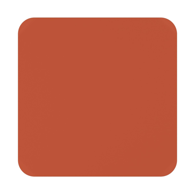 Orso tuintafel afgerond vierkant in roestbruin aluminium - L 90 x B 90 x H 75 cm